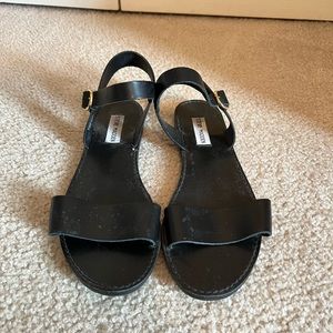Steve Madden Black Sandals